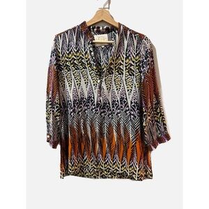 Alicia Bell Fine Garments Silk Blouse Top Size 4